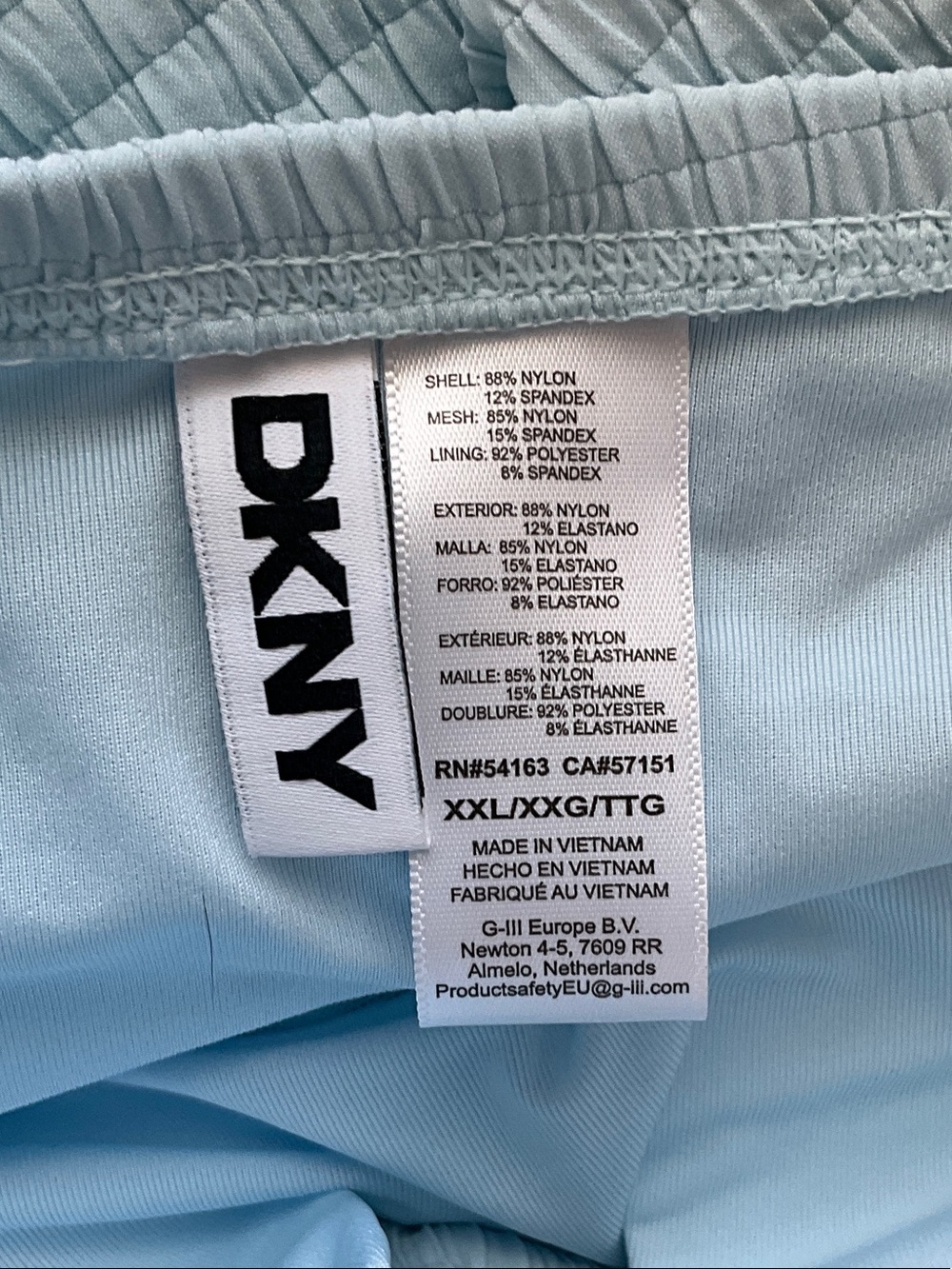 DKNY Light Blue One-Piece Swimsuit - Picture 3 of 9